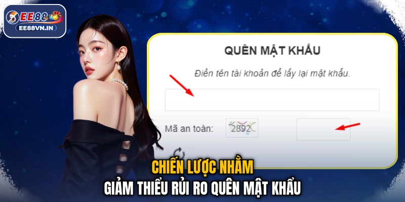 Chiến lược nhằm giảm thiểu rủi ro quên mật khẩu